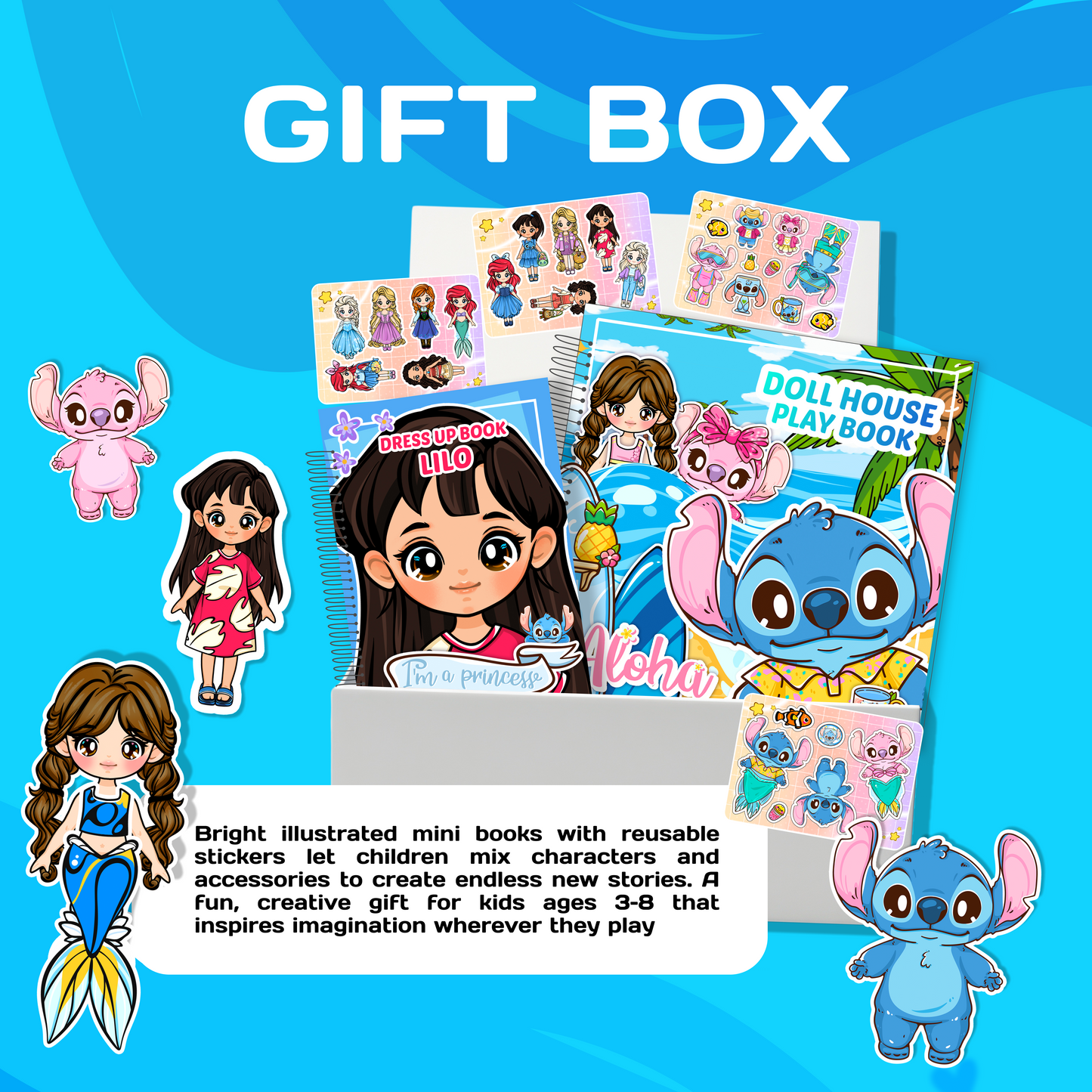 Confezione regalo Doll House (mini libri) – Bambine e bambini