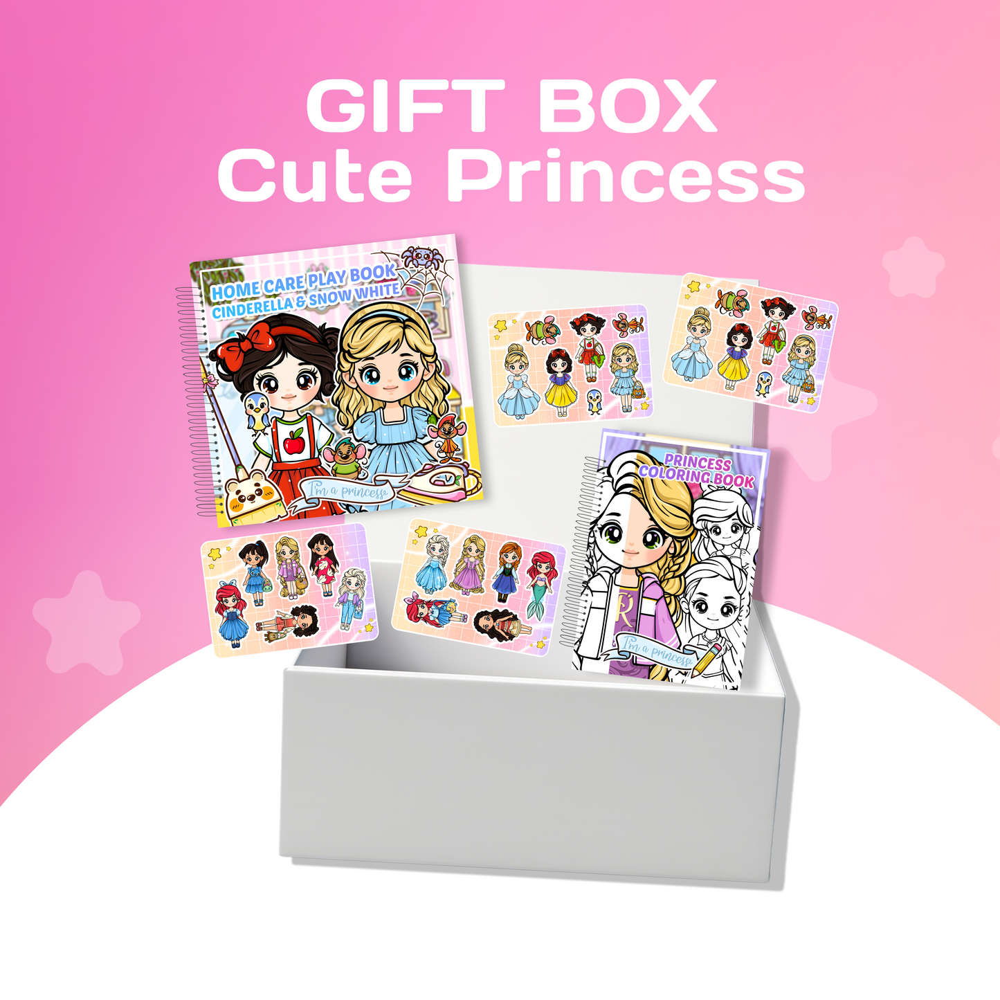 Cute Princess Gift Box | Interactive Dress-Up Play Set