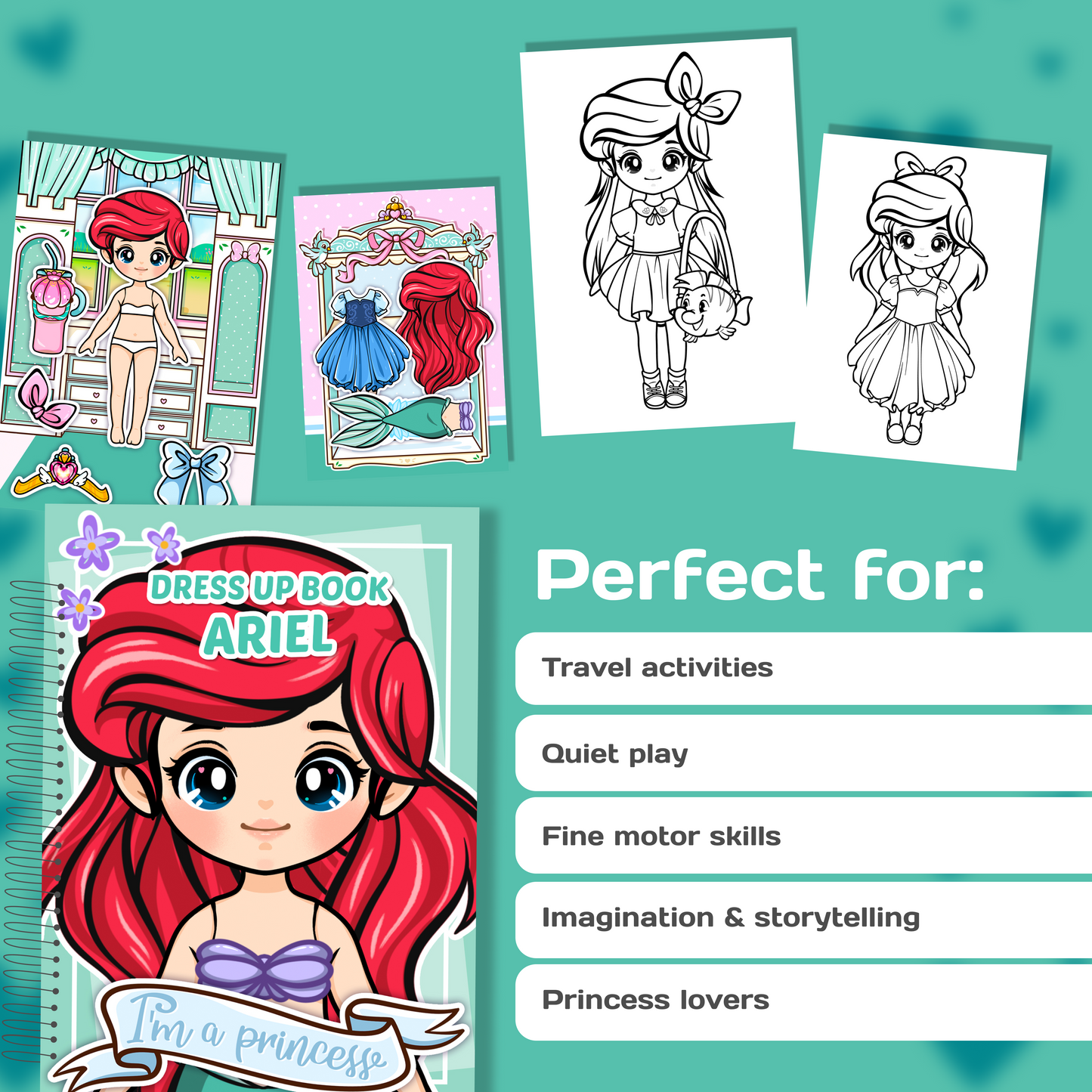 Libro di giochi con vestiti (Hunter Girls)