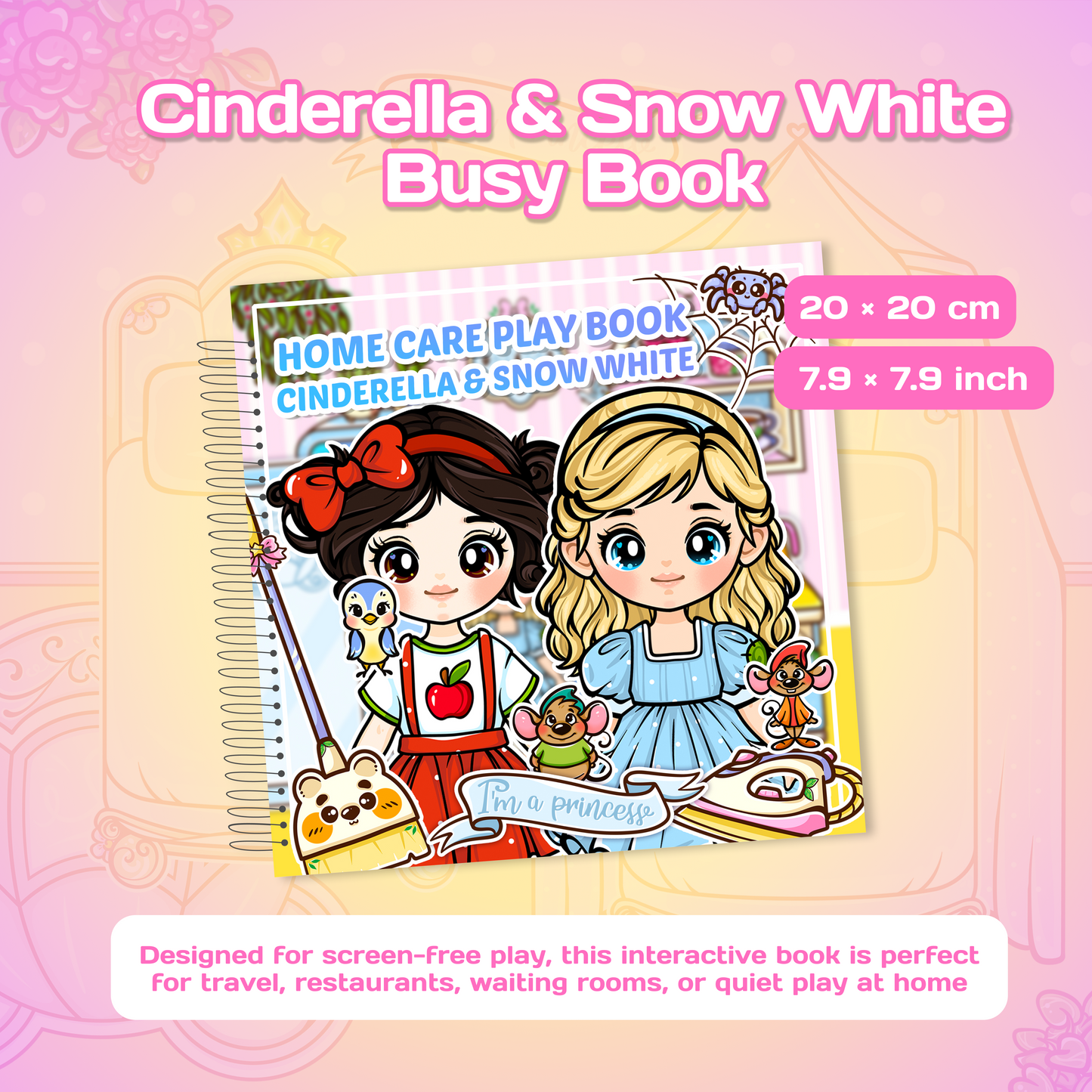 Libro gioco la casa delle bambole (3 simpatiche bambine)