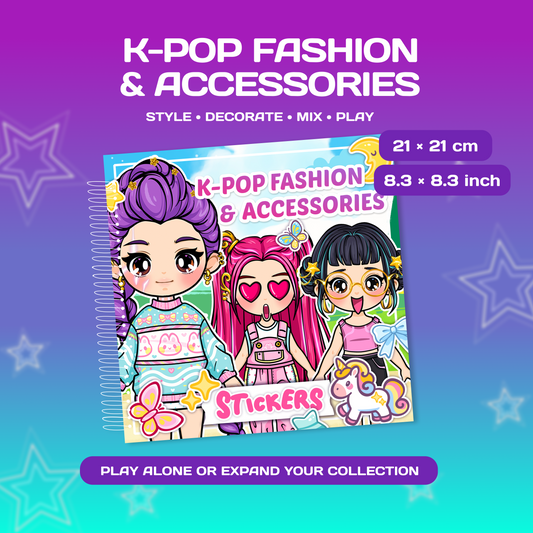 K-Pop Girls DIY Busy Book Kit | Create Your Own Doll House Play Book