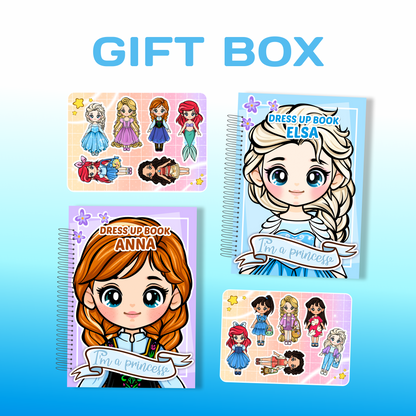 Puppenhaus-Geschenkbox (Mini-Bücher) – Mädchen & Jungen