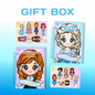 Puppenhaus-Geschenkbox (Mini-Bücher) – Mädchen & Jungen