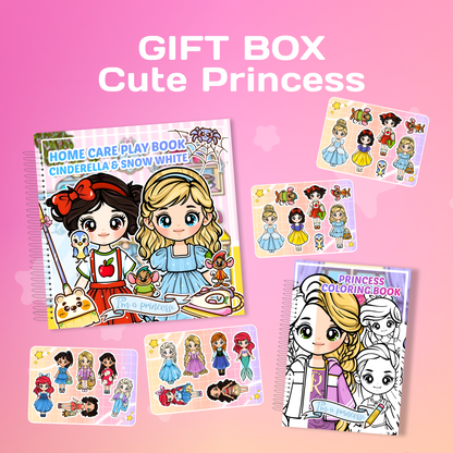 Cute Princess Gift Box | Interactive Dress-Up Play Set