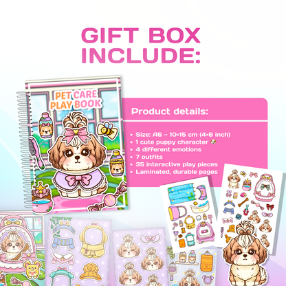 Puppenhaus-Geschenkbox (Mini-Bücher) – Mädchen & Jungen