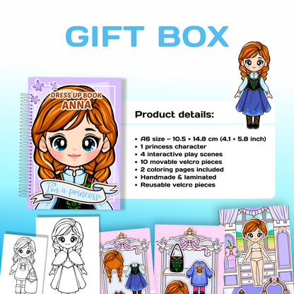 Puppenhaus-Geschenkbox (Mini-Bücher) – Mädchen & Jungen