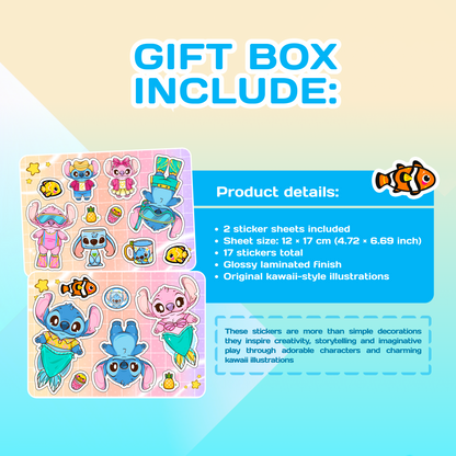 Puppenhaus-Geschenkbox (Mini-Bücher) – Mädchen & Jungen