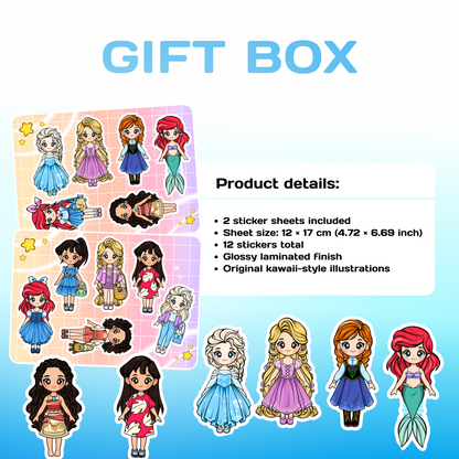 Puppenhaus-Geschenkbox (Mini-Bücher) – Mädchen & Jungen