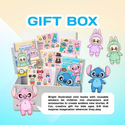 Puppenhaus-Geschenkbox (Mini-Bücher) – Mädchen & Jungen