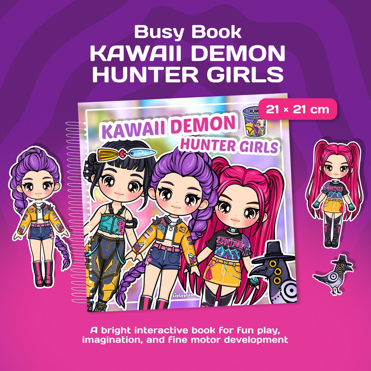 Doll House Play Book (3 Cute Girls)