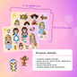 Kawaii Princess Sticker Set | Cute Decorative Stickers