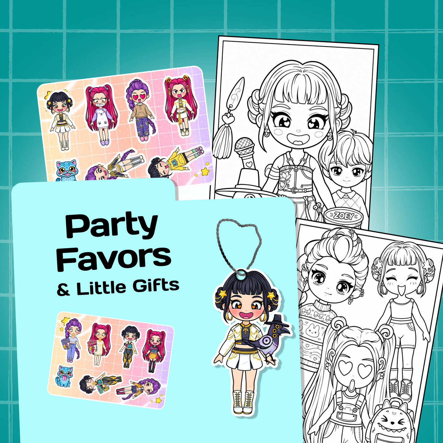 Party Favors & Little Gifts ZOEY| K-Pop Inspired Gift Set