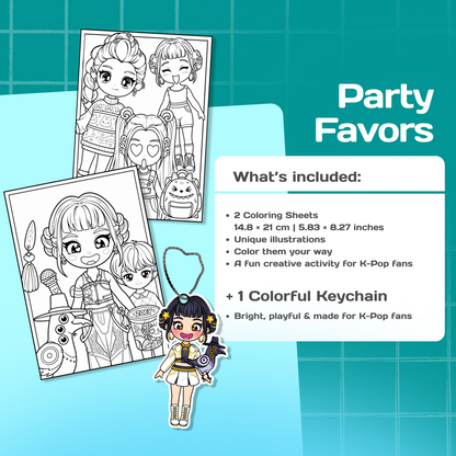 Party Favors & Little Gifts ZOEY| K-Pop Inspired Gift Set