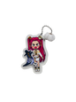 Mini Collectible Character Keychain Mira | Interactive Velcro Bag Charm