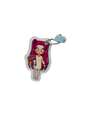 Mini Collectible Character Keychain Mira | Interactive Velcro Bag Charm