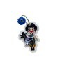 Mini Collectible Character Keychain Zoey | Interactive Velcro Bag Charm