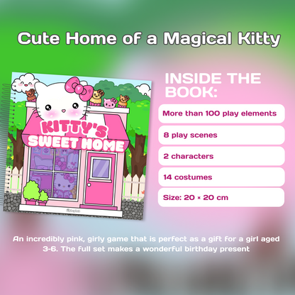 Interactive Doll House Busy Book Hello Kitty