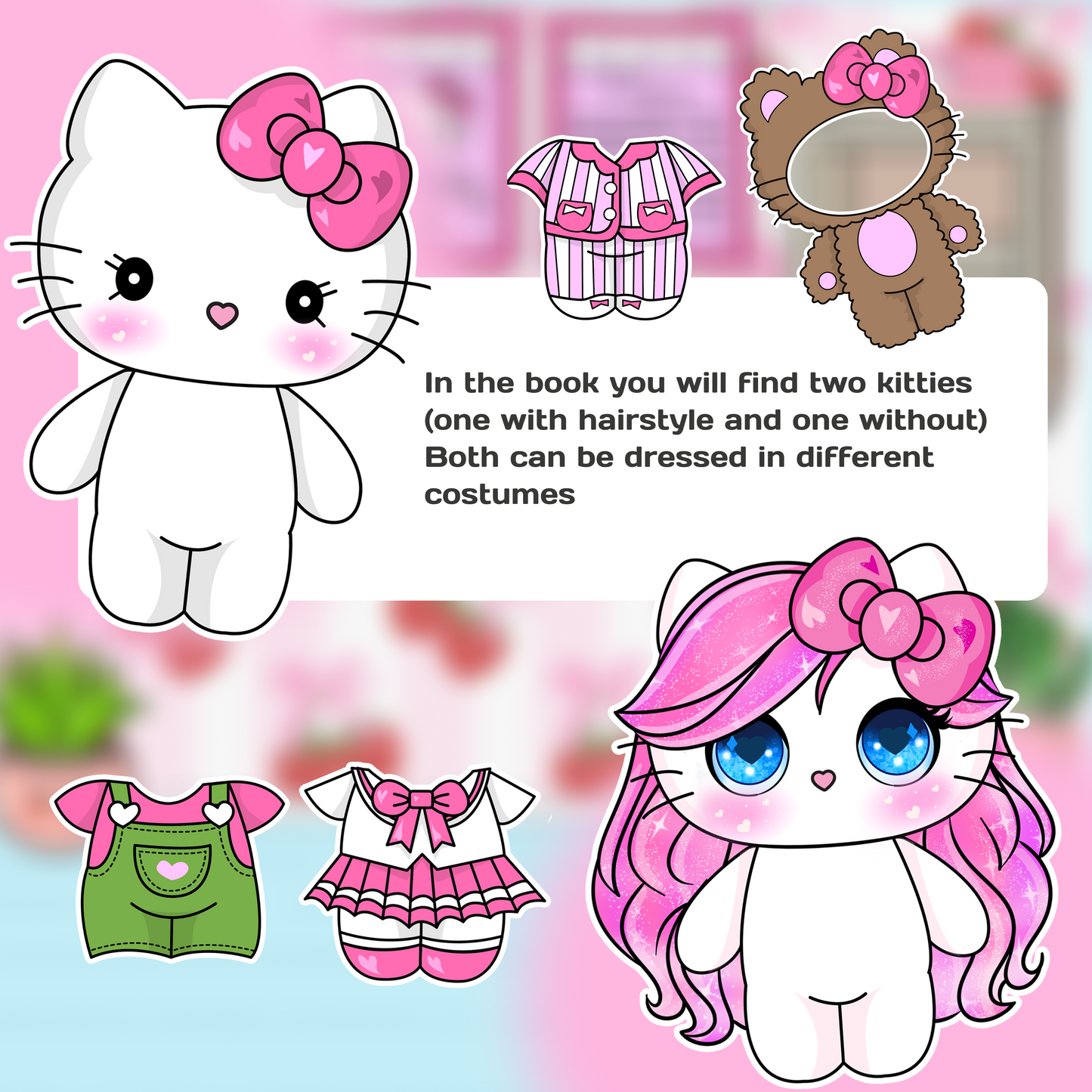 Interactive Doll House Busy Book Hello Kitty
