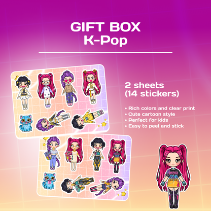 Mini Busy Book Gift Box for Girls & Boys | Kawaii Dress Up Play Set