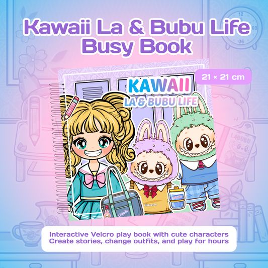 Doll House Play Book (2 cute companion characters and Girl)