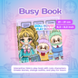 Interactive Doll House Busy Book with Cute Characters
