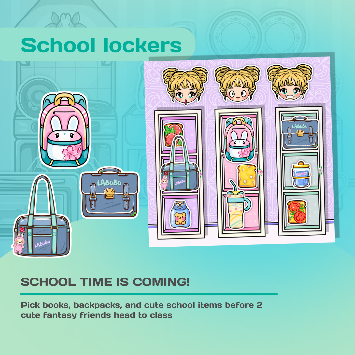 Interactive Doll House Busy Book with Cute Characters