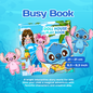 Interactive Doll House Busy Book with Cute Alien Friends