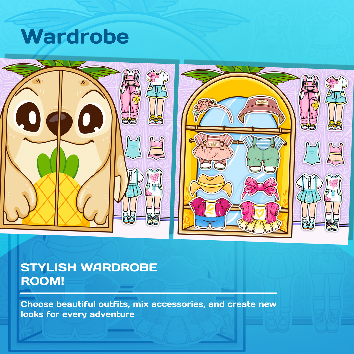 Interactive Doll House Busy Book with Cute Alien Friends