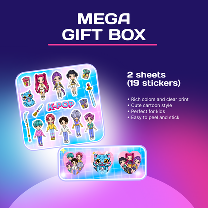 Mega Kawaii Busy Book Gift Box | Interactive Dollhouse & Dress Up Play Set