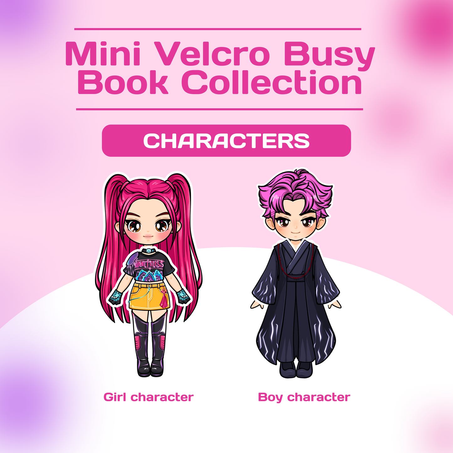 Mini Busy Book Gift Box for Girls & Boys | Kawaii Dress Up Play Set