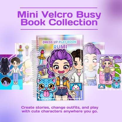 Mini Busy Book Gift Box for Girls & Boys | Kawaii Dress Up Play Set