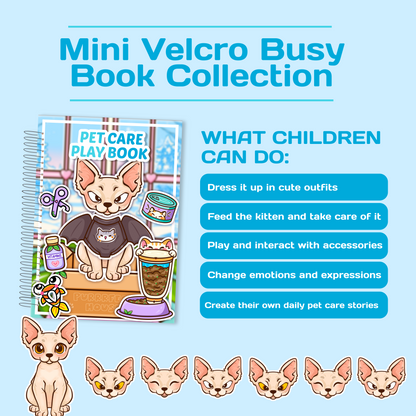 Pink Pet Care Gift Box – Puppy & Kitten Interactive Mini Books