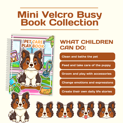 Pet Care Gift Box – Puppy & Ginger Cat Interactive Mini Books