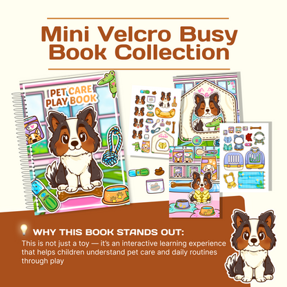 Pet Care Gift Box – Puppy & Ginger Cat Interactive Mini Books