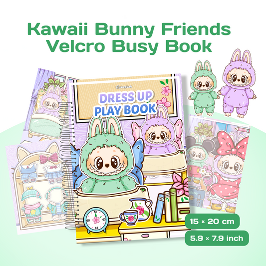 Busy Doll House Busy Book with Cute Characters