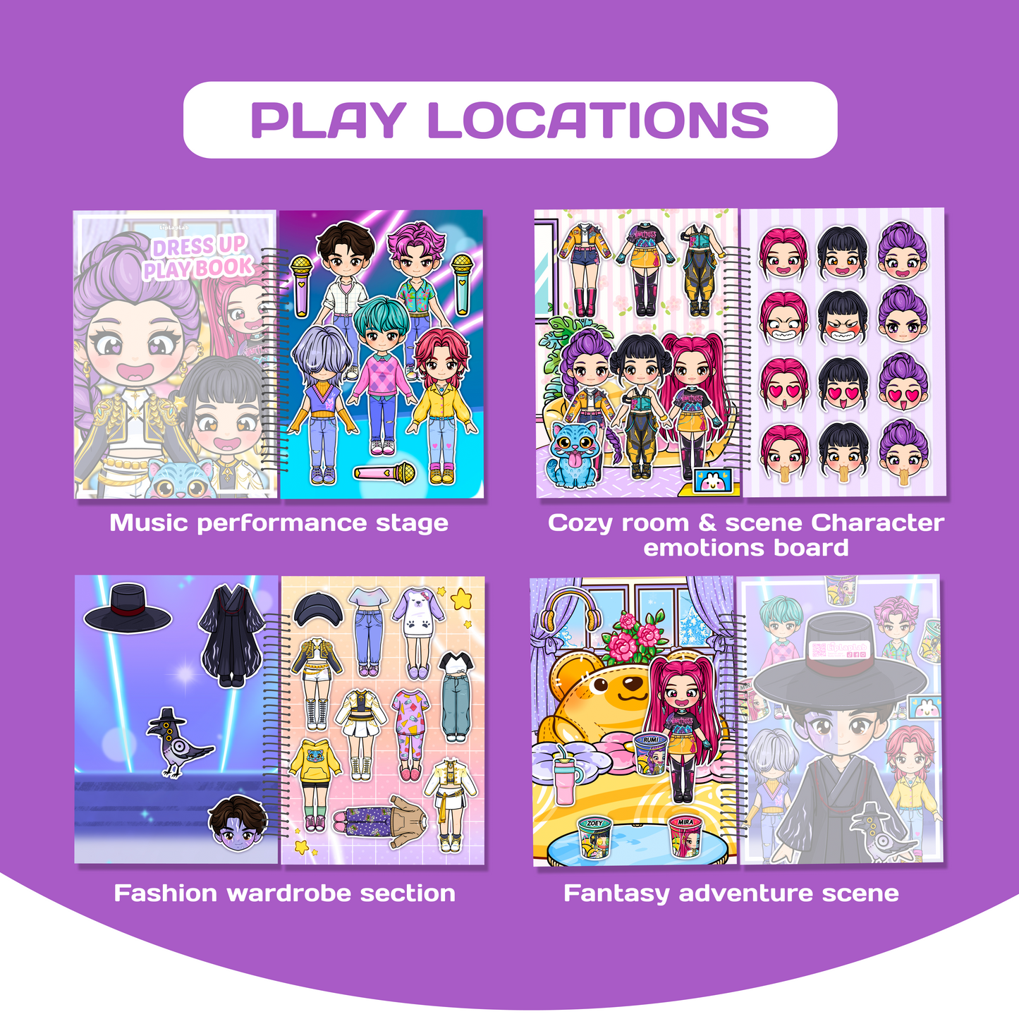 Doll House Play Book (Girls and Boys)