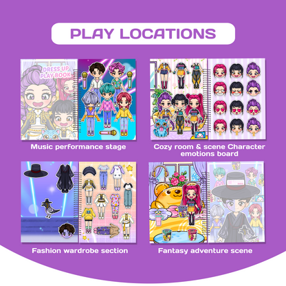 Doll House Play Book (Girls and Boys)