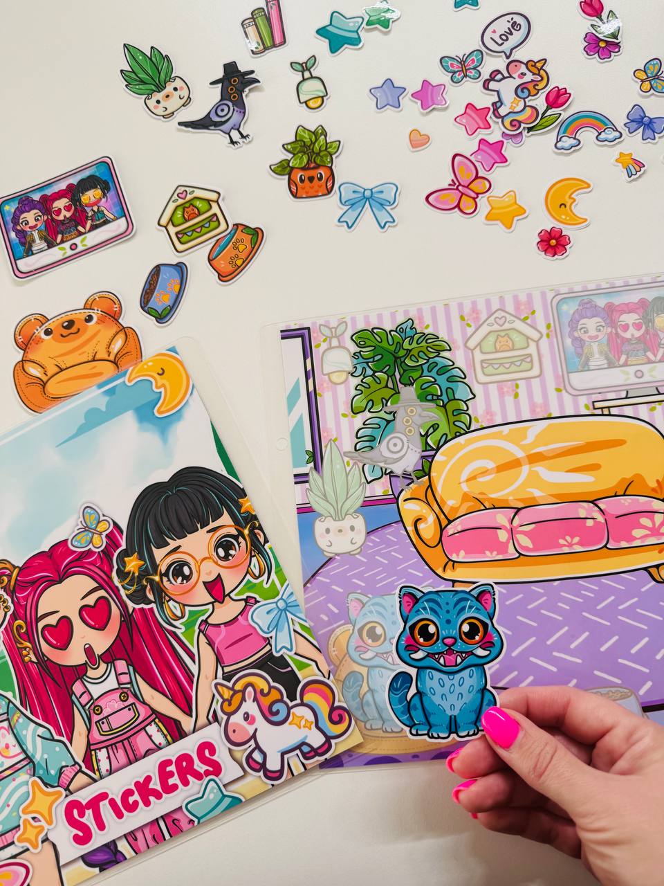 K-Pop Girls DIY Busy Book Kit | Create Your Own Doll House Play Book