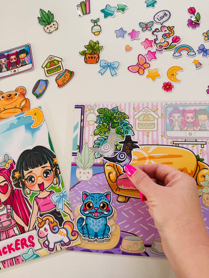 K-Pop Girls DIY Busy Book Kit | Create Your Own Doll House Play Book