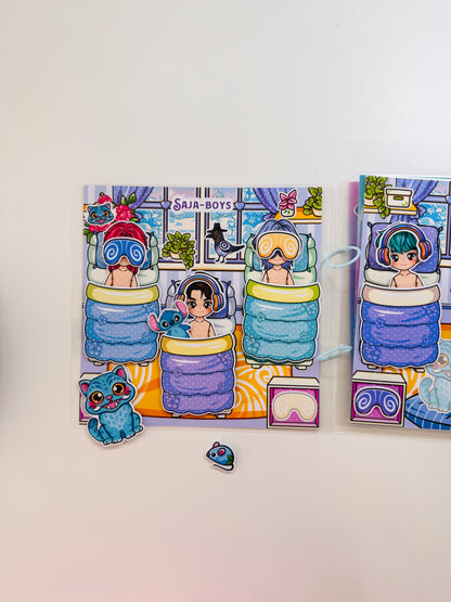 K-Pop Boys DIY Busy Book Kit | Create Your Own Interactive Doll House