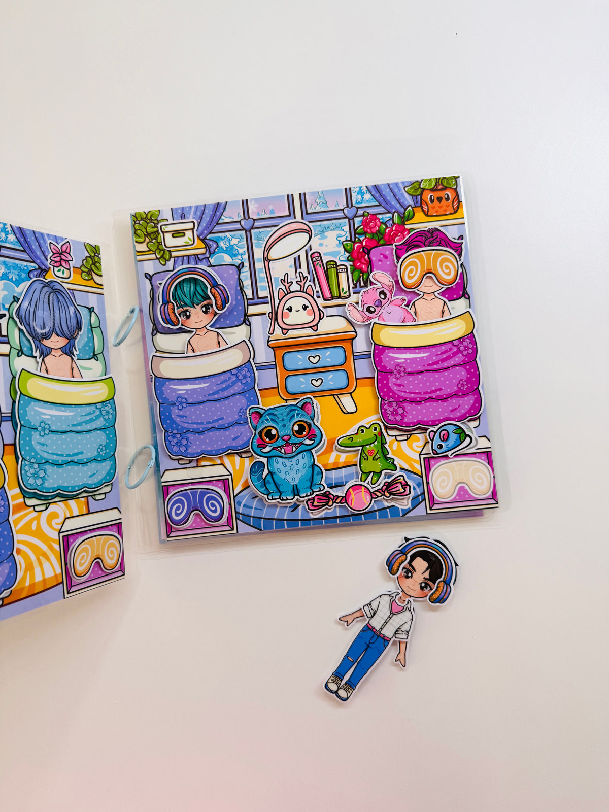 K-Pop Boys DIY Busy Book Kit | Create Your Own Interactive Doll House