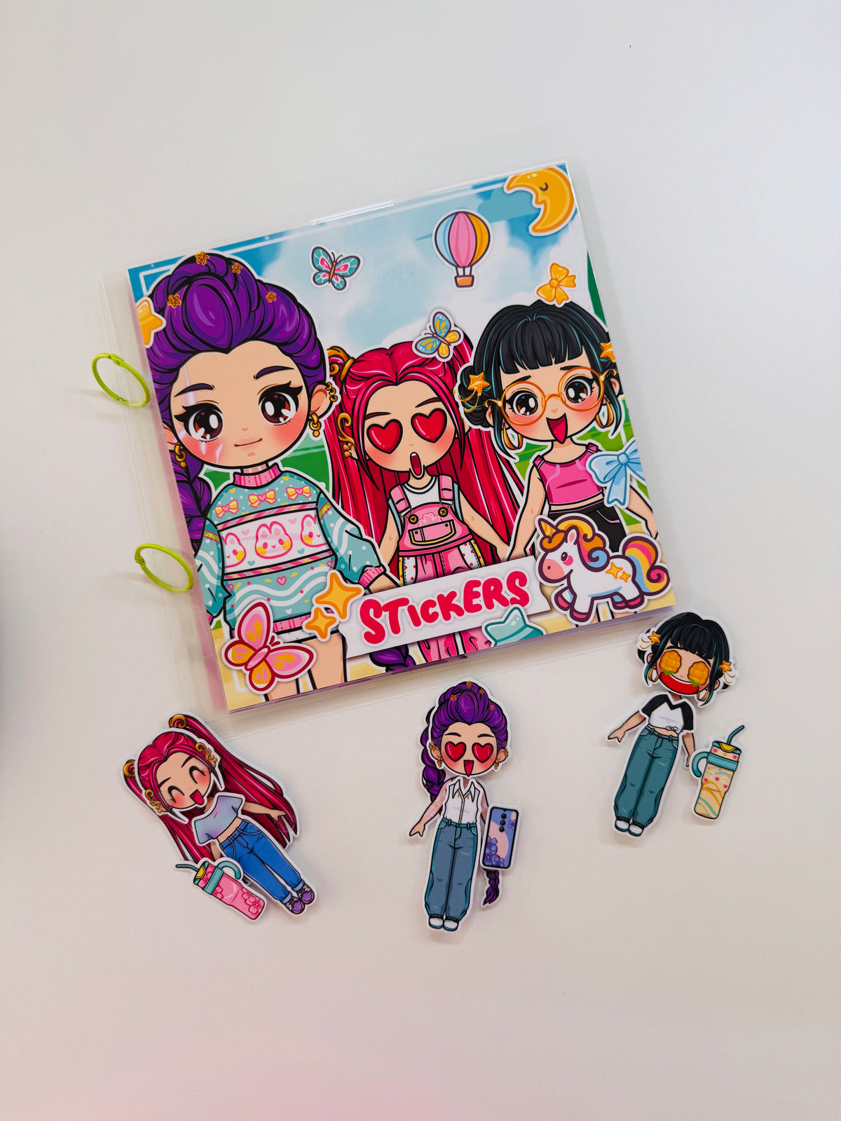 K-Pop Girls DIY Busy Book Kit | Create Your Own Doll House Play Book