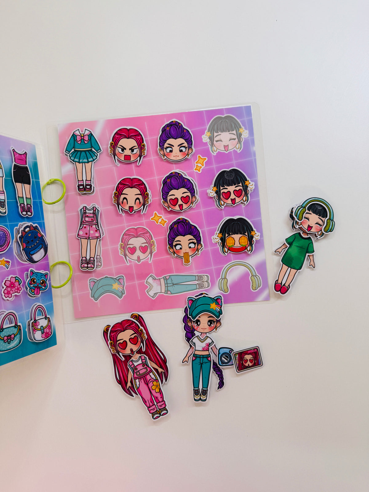 K-Pop Girls DIY Busy Book Kit | Create Your Own Doll House Play Book