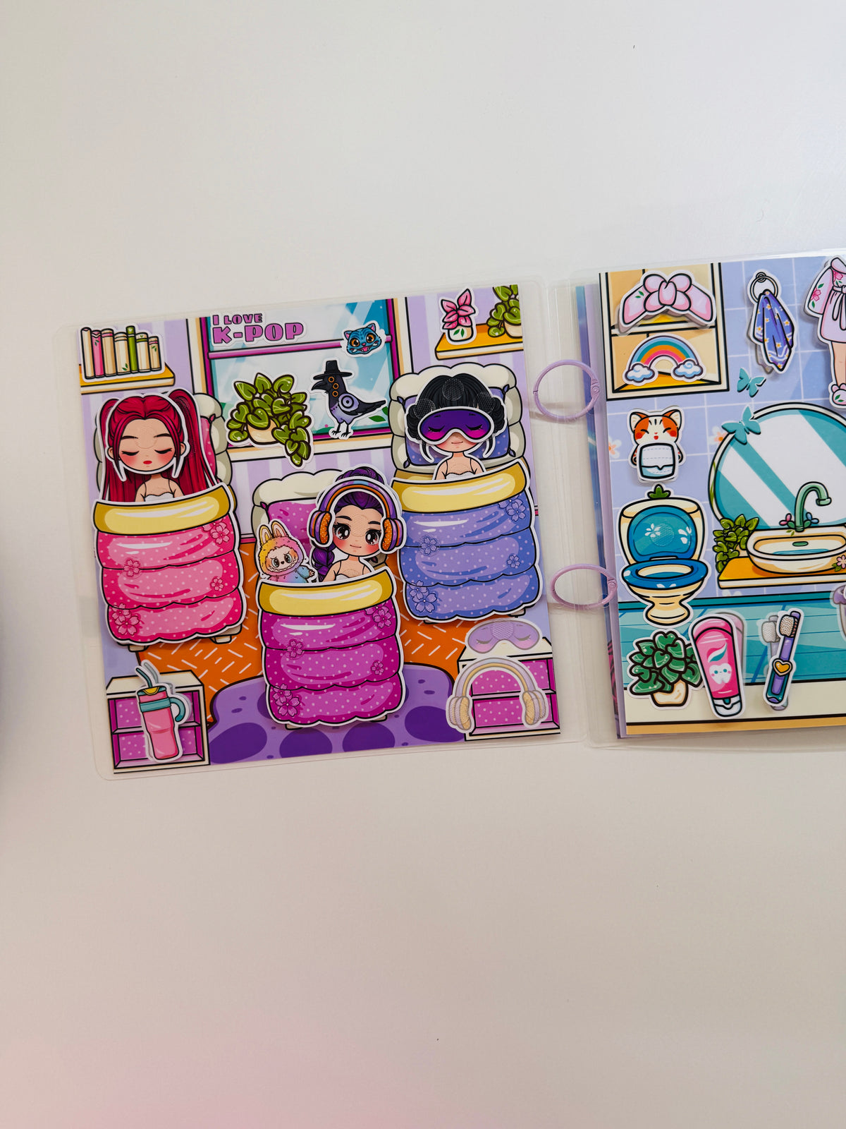 K-Pop Girls DIY Busy Book Kit | Create Your Own Interactive Doll House