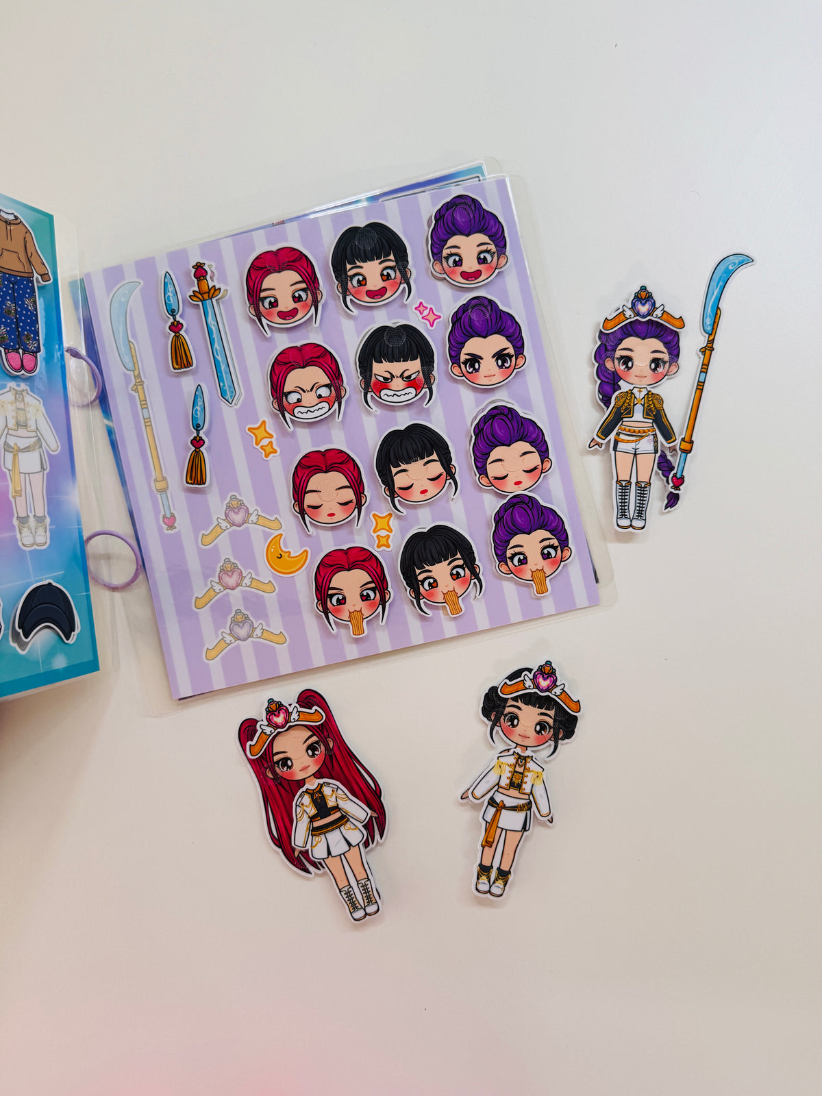 K-Pop Girls DIY Busy Book Kit | Create Your Own Interactive Doll House