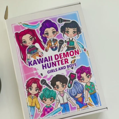 Kawaii Busy Book Gift Box – Girls & Boys | Interactive Velcro Play Set